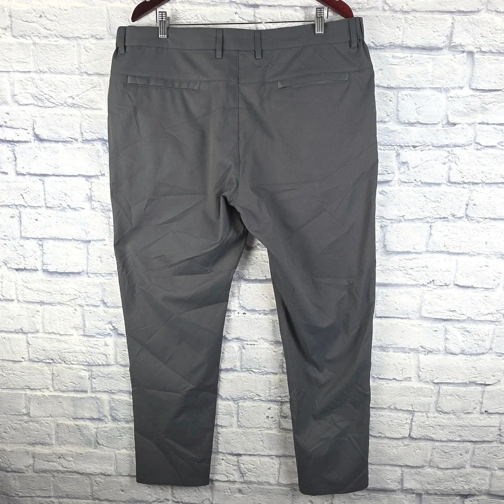 Jack Archer Men Jetsetter Pants Charcoal Gray Performance Tech Chino Size 38X29
